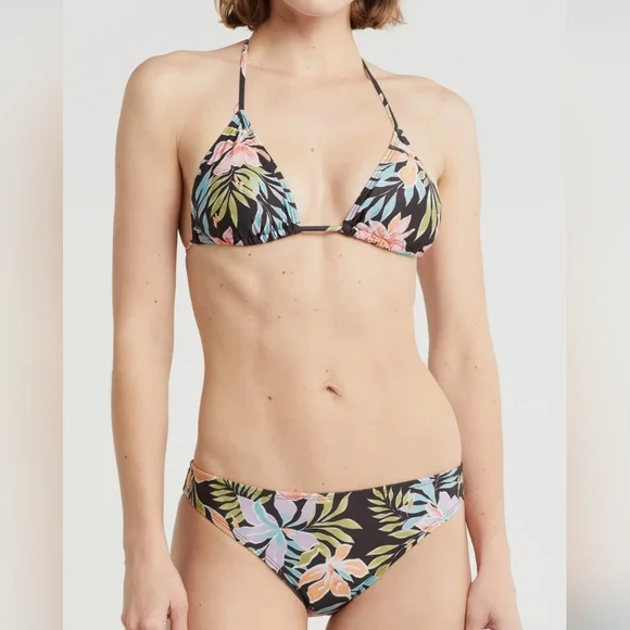 💐NWT Billabong Beach Babe Tri Bikini Set